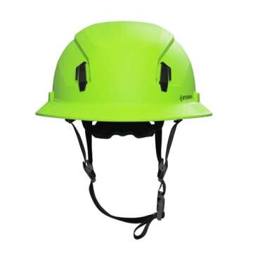 STUDSON SHK-1 Full Brim Safety Helmet: Lightweight, NFC, ANSI Rated