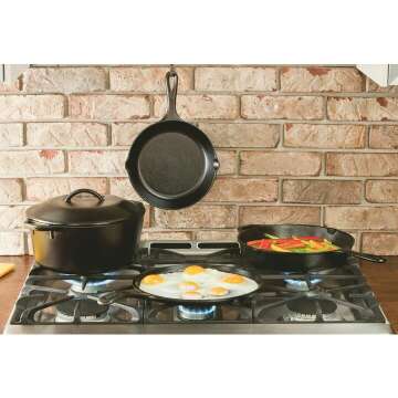 Lodge LDP3 Griddle & Grill for Versatile Cooking