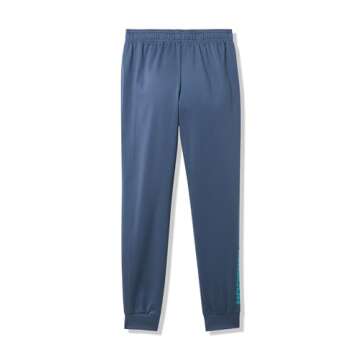 Under Armour Boys Brawler 2.0 Tapered Pants, (044) Downpour Gray / / Circuit Teal, X-Small