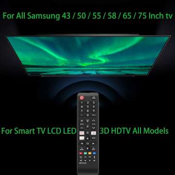 Universal Remote Control for All Samsung TV Models