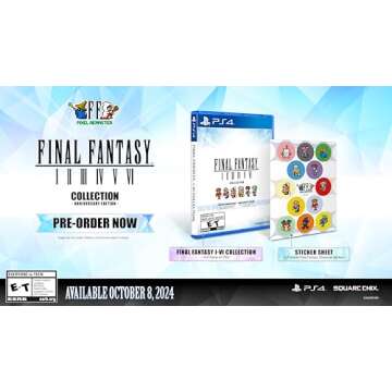 FINAL FANTASY I-VI Collection Anniversary Edition - 2024 for PS4