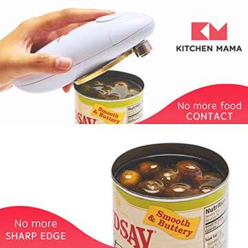 Automatic Electric Can Opener - Effortless & Safe