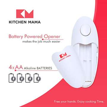 Automatic Electric Can Opener - Effortless & Safe