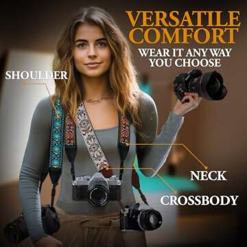 Art Tribute Camera Strap - DSLR, Mirrorless & Binoculars