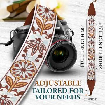 Art Tribute Camera Strap - DSLR, Mirrorless & Binoculars