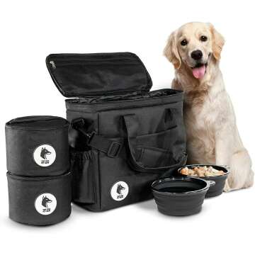 Black Dog Travel Bag