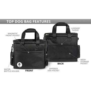 Black Dog Travel Bag