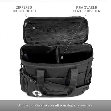 Black Dog Travel Bag