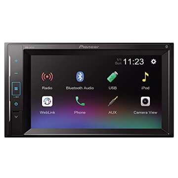 Pioneer DMH-241EX Digital Multimedia Receiver (Does not Play Discs) Bundled with + (1) License Plate Style Backup Camera