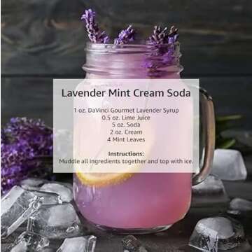 DaVinci Gourmet Lavender Syrup - 25.4 oz for Flavorful Drinks