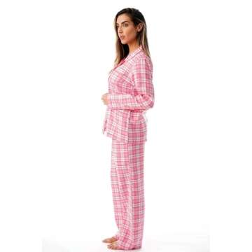 Just Love Women's Long Sleeve Flannel Pajama Sets - Cozy & Stylish Comfort