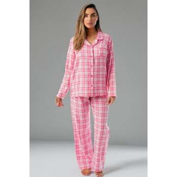 Just Love Women's Cozy Flannel Pajama Set