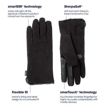 isotoner Women's Touchscreen Cold Weather Gloves