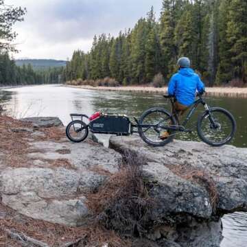 Burley Design COHO XC, Single Wheel Cargo Bike Trailer, Yellow, one Size (935102)