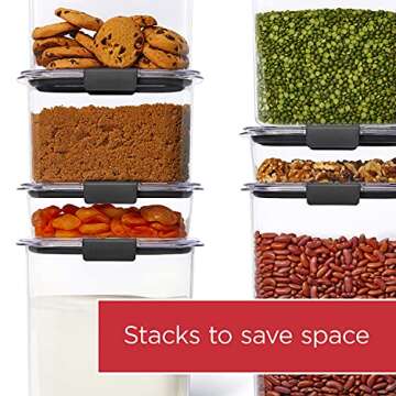 BPA Free Rubbermaid Brilliance Food Storage Containers