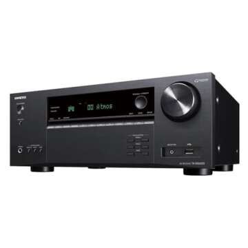 Onkyo TX-NR6050 8K AV Receiver with 7.2 Channels