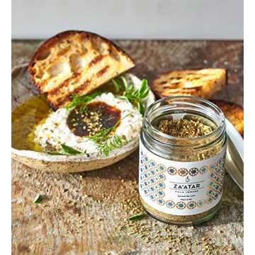 Villa Jerada, Za'atar with Hyssop (Zaatar/Zatar/Zahtar), Sourced From Palestinian & Israeli Women Working Beyond Borders to “Spread The Love”, 3.2 oz (Pack of 1)