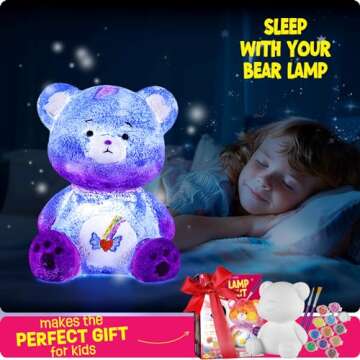 Paint Your Own Bear Lamp Kit for Kids 6-12