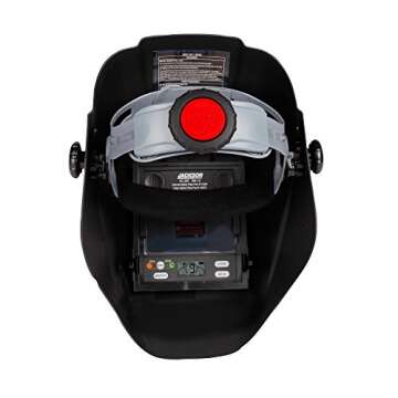 Jackson Safety W40 Insight Variable Auto Darkening Welding Helmet, HaloX, Black (40713), 1 Unit