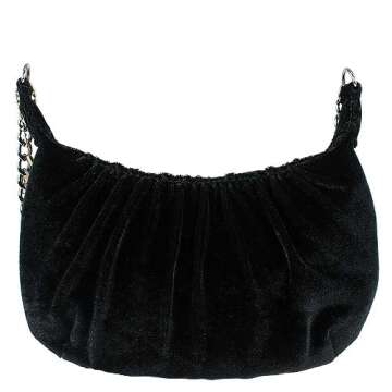 Mary Frances Spark Embellished Mini Crossbody Handbag, Black