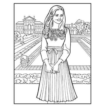 Kate, the Duchess of Cambridge Royal Fashions Coloring Book (Dover Fashion Coloring Book)