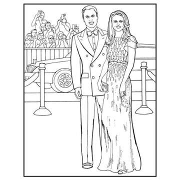 Kate, the Duchess of Cambridge Royal Fashions Coloring Book (Dover Fashion Coloring Book)