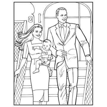 Kate, the Duchess of Cambridge Royal Fashions Coloring Book (Dover Fashion Coloring Book)