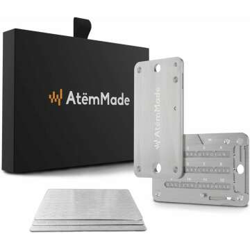 Stainless Steel Crypto Seed Storage for Bitcoin Wallets