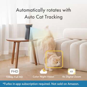 Furbo Cat Camera + Nanny Bundle: Pet Security Alert