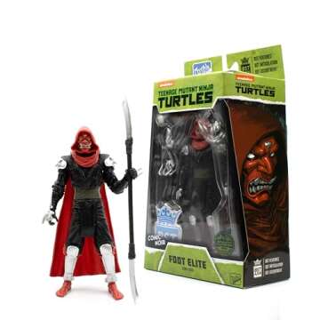 Teenage Mutant Ninja Turtles 'Limited Edition' BST AXN Foot Elite: Comic Noir 5-inch Action Figure - SDCC 2024