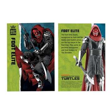 Teenage Mutant Ninja Turtles 'Limited Edition' BST AXN Foot Elite: Comic Noir 5-inch Action Figure - SDCC 2024