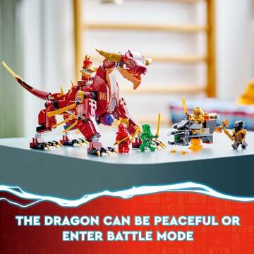 LEGO NINJAGO Heatwave Lava Dragon 71793 Building Set