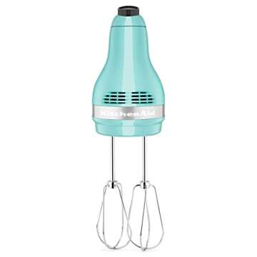 KitchenAid 5 Ultra Power Speed Hand Mixer - KHM512, Aqua Sky