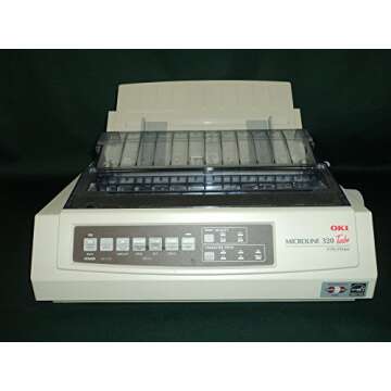 OKI MICROLINE 320 Turbo Mono Dot Matrix Printer - Reliable Speed & Quality