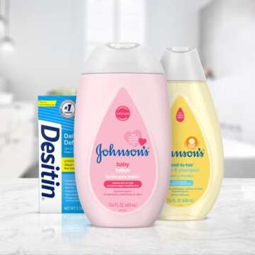 Johnson's First Touch Baby Gift Set - Gentle Bath Essentials for Newborns