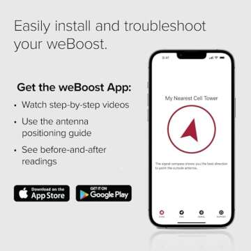weBoost Drive X RV - Cell Phone Signal Booster kit | Boosts 5G & 4G LTE for All U.S. & Canadian Carriers - Verizon, AT&T, T-Mobile, more | Made in the U.S. | FCC Approved (model 471410)