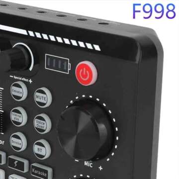 Live Sound Card with DJ Mixer Effects for Gaming