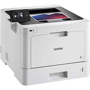 Brother Business Color Laser Printer, HL-L8360CDW, Wireless Networking, Automatic Duplex Printing, Mobile Printing, Cloud Printing, Amazon Dash Replenishment Ready,White