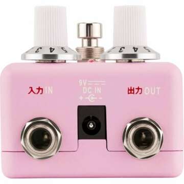 Fender Hello Kitty Fuzz Pedal, Easy to use Volume, Tone, and Fuzz Controls