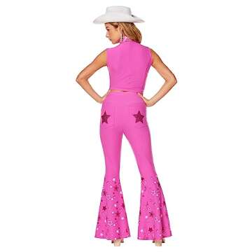 Spirit Halloween Barbie the Movie Adult Cowboy Costume - XS | Officially Licensed | Cowgirl Outfit | Barbie Costume | Western Costume