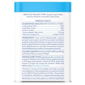 Native Pet Vet Created Probiotic Powder for Dogs Digestive Issues - Dog Probiotic Powder + Prebiotic + Bone Broth Powder - Gut Health for Dogs - 232 Gram 6 Billion CFU - Probiotics for Dogs 8.2 oz