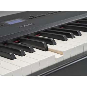 Yamaha P525 Digital Piano with 88 Weighted Wooden Keys, Black (P525B)