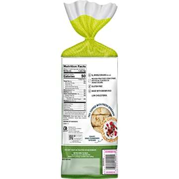 Quaker Gluten Free Rice Cakes, Apple Cinnamon, 6.53 Oz