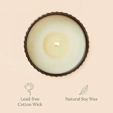 Woody Jasmine Luxury Scented Candle - 80 Hr Burn