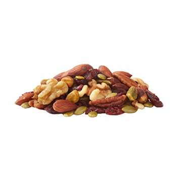 Amazon Brand - Happy Belly Dried Cranberries, Nuts & Pepitas Trail Mix, 2.62 pound (Pack of 1)