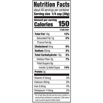 Amazon Brand - Happy Belly Dried Cranberries, Nuts & Pepitas Trail Mix, 2.62 pound (Pack of 1)