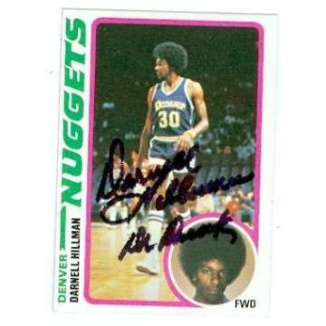 Darnell Hillman autographed basketball card (Denver Nuggets) 1978 Topps #119 inscribed Dr Dunk - Basketball Autographed Cards