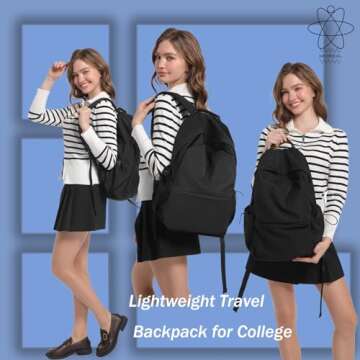 NEOREAL Lightweight Waterproof Laptop Backpack for Work & Travel