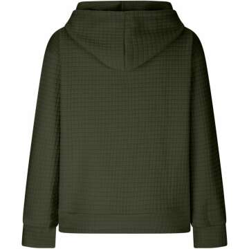 Stylish Fall 2024 Waffle Knit Hoodies for Women