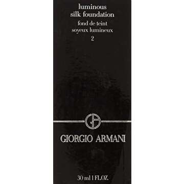 Giorgio Armani Luminous Silk Foundation, No. 2 Ivory, 1 Ounce